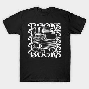 Books White T-Shirt